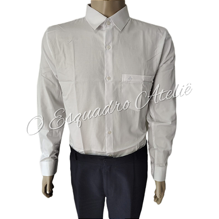 Camisa Confort Manga Longa 100% algodão