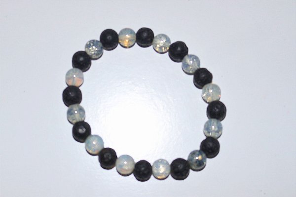 Pulseira com pedras Vulcânicas