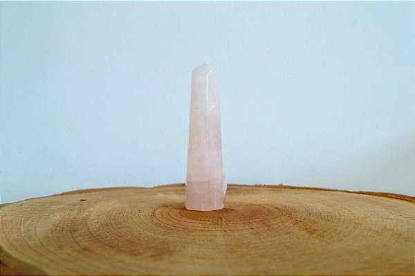 Pontinha de Cristal Quartzo Rosa 9g