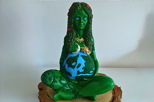 Estátua Gaia Mãe Terra Fertilidade