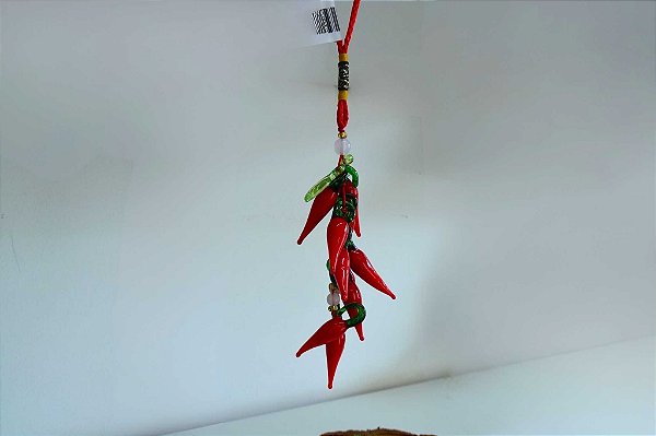 Cordão Amuleto de Pimentas em Murano