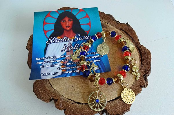 Pulseira Santa Sara Kali: Fé, Proteção e Sorte do Povo Cigano