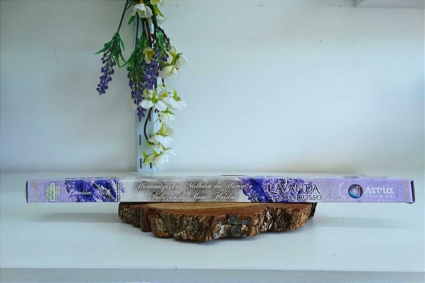 Incenso Premium Sticks Átria: Lavanda com Sal Grosso