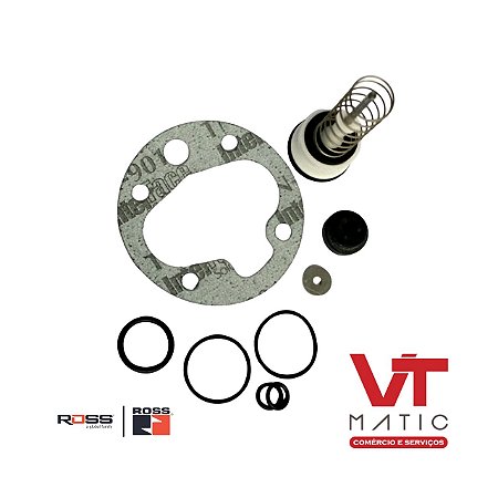 Kit de Reparo 2104K77 para Manutenção de Válvula DM2 Ross Controls