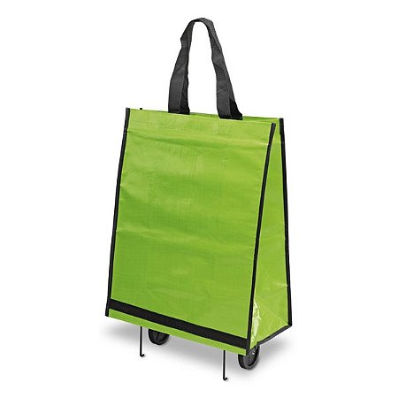 SACOLA DOBRÁVEL COM CARRINHO