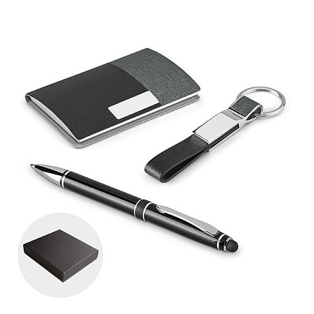 KIT DE PORTA CARTÕES, CHAVEIRO E ESFERPGRÁFICA