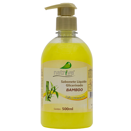 6 UNIDADES SABONETE LÍQUIDO BAMBOO 500 ML