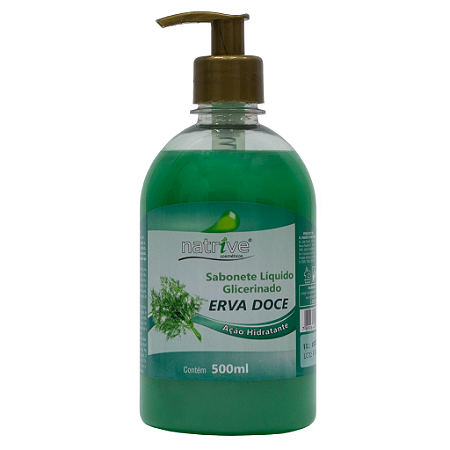 6 UNIDADES SABONETE LÍQUIDO ERVA DOCE 500 ML
