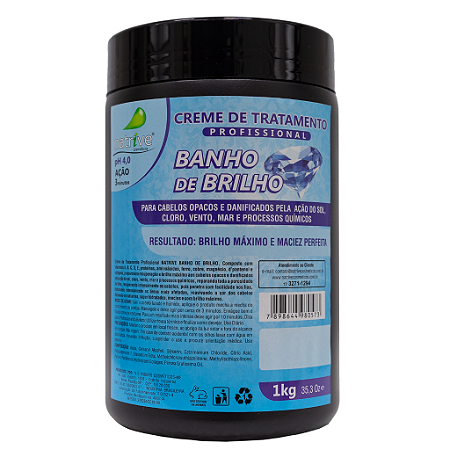 6 UNIDADES CREME TRATAMENTO BANHO DE BRILHO 1 KG