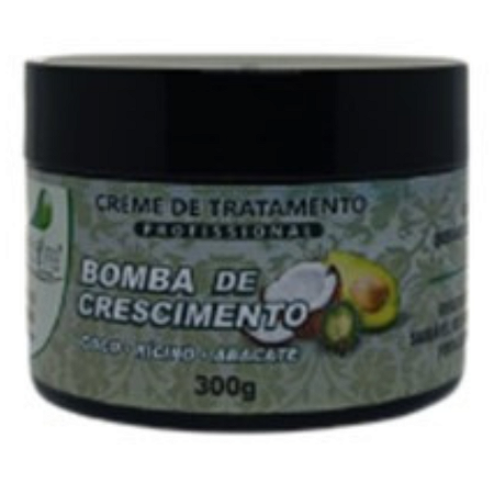 6 UNIDADES CREME TRATAMENTO BOMBA DE CRESCIMENTO 300 G