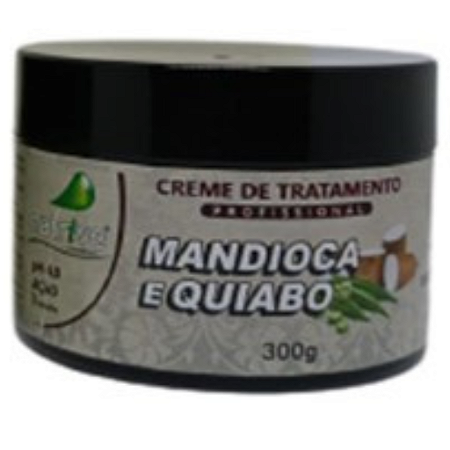 6 UNIDADES CREME TRATAMENTO MANDIOCA E QUIABO 300 G