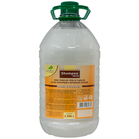 4 UNIDADES SHAMPOO ÓLEO DE COCO 1,990L