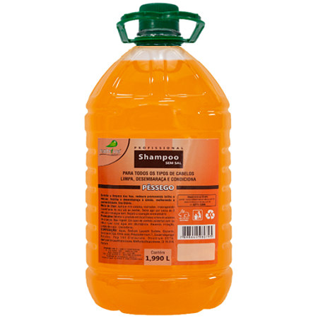 4 UNIDADES SHAMPOO PÊSSEGO 1,990L