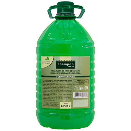4 UNIDADES SHAMPOO ERVA DOCE 1,990L