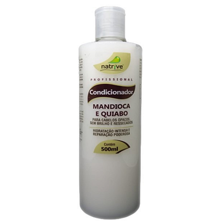 12 UNIDADES CONDICIONADOR MANDIOCA E QUIABO 500 ML