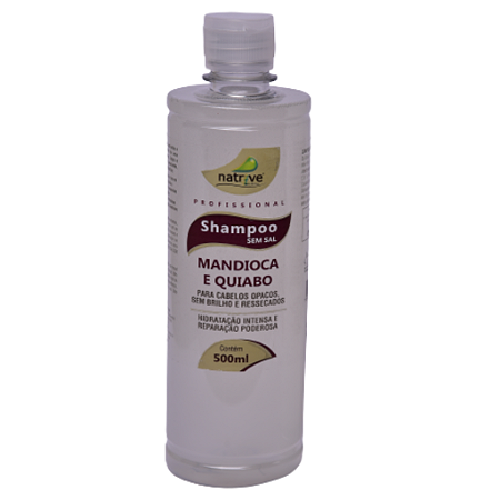 12 UNIDADES SHAMPOO MANDIOCA E QUIABO 500 ML