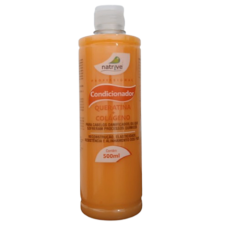 12 UNIDADES CONDICIONADOR QUERATINA E COLÂGENO 500 ML