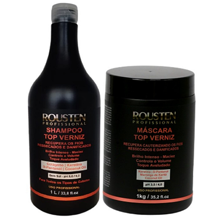 KIT TOP VERNIZ- SHAMPOO + MÁSCARA