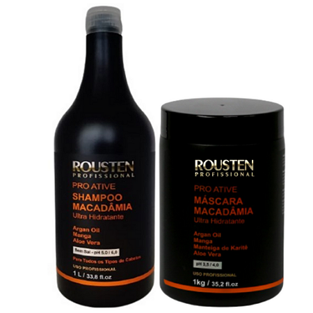 KIT MACADÂMIA ULTRA HIDRATAÇÃO SHAMPOO + MÁSCARA