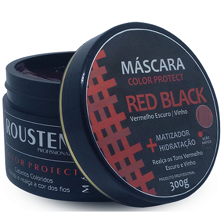 2 UNIDADES MÁSCARA RED BLACK/ VERMELHO ESCURO - VINHO 300 G