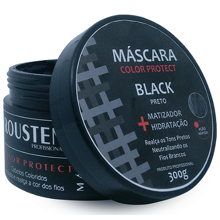 2 UNIDADES MÁSCARA CABELOS PRETOS 300 G