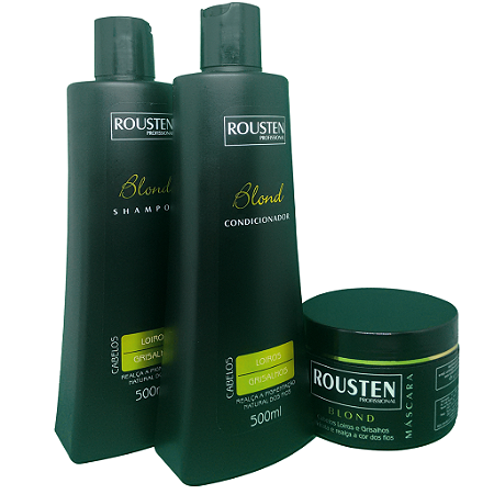 KIT BLOND MATIZADOR CABELOS LOIROS, DESCOLORIDOS E GRISALHOS