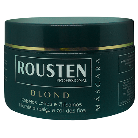 2 UNIDADES MÁSCARA BLOND CABELOS LOIROS, DESCOLORIDOS E GRISALHOS 300 G
