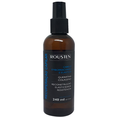 2 UNIDADES RECUPERAÇÃO CAPILAR QUERATINA + COLÁGENO 240 ML - CABELO EMBORRACHADO E ELÁSTICO