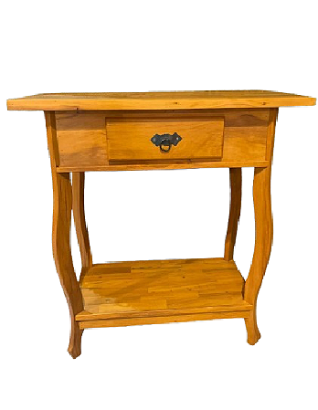 APARADOR PES CURVOS EM MADEIRA 80 CENTIMETROS