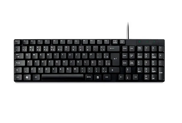 Teclado Usb Gt Slim Gt950 Preto