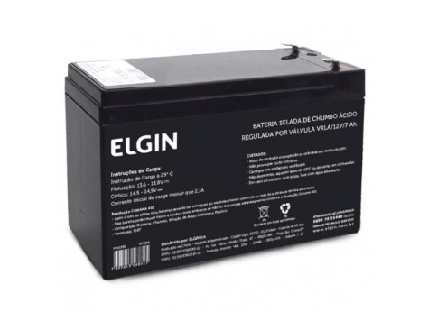 Bateria Elgin Selada 12V 7Ah 2