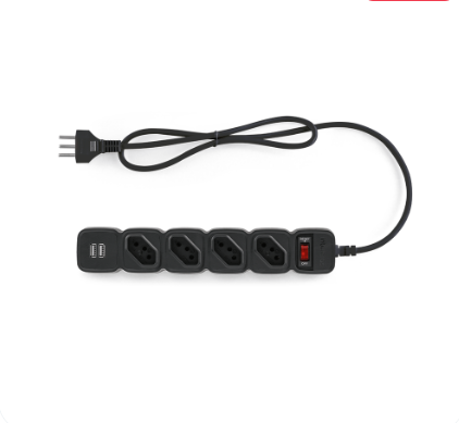 Filtro De Linha 4 Tomadas + Usb