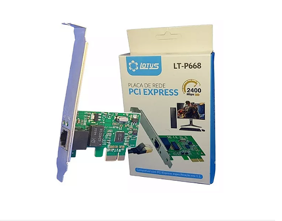 Placa De Rede Pci Exp Gigabit 1000Mbps