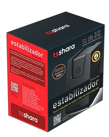 Estabilizador Powerest 300Va Biv 115V