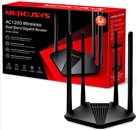 Roteador Mercusys Dual Band Ac1200 Mr30g