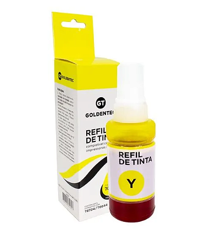 Refil Goldentec Gt52 Amarelo - Hp
