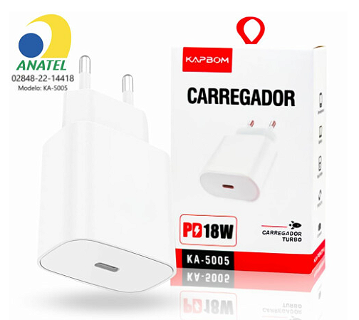 Carregador Type-C 18W - Ka-5005