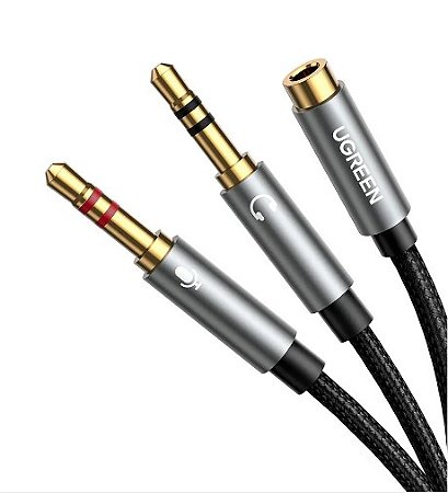 Cabo Audio Ugreen 2Xp2 M/P2 F Av140 20Cm