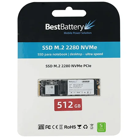 Hd Nvme 512Gb - Bbdi
