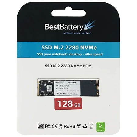 Hd Ssd M.2 Nvme 128Gb