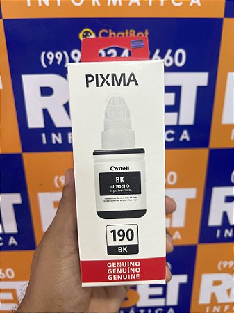 Refil Tinta Canon Gi 190 Black - Premium