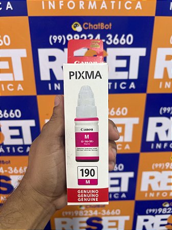 Refil Tinta Canon Gi 190 Magenta - Premium