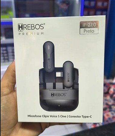 Microfone Hrebos If-210 Usb-C