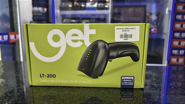 Leitor Cod Barras Usb Lt 200 2D Get