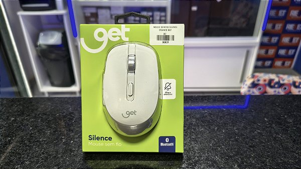 Mouse Sem Fio Silence Branco Get