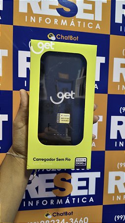 Carregador Portatil Sem Fio Vent 10.000Mah Get