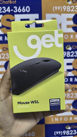 Mouse Sem Fio Wsl Pt Get