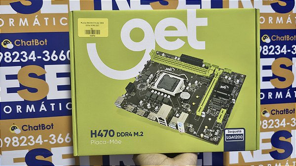 Placa Mae H470 Lga 1200 Ddr4 Nvme Get