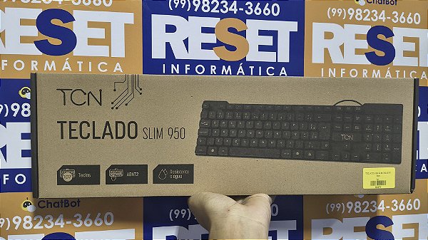 Teclado Usb Slim 950 2 Pt Tcn