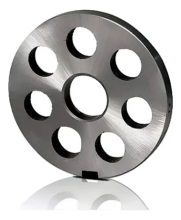 Disco aço carbono para moedor De Carne boca 98 - 7 Furos